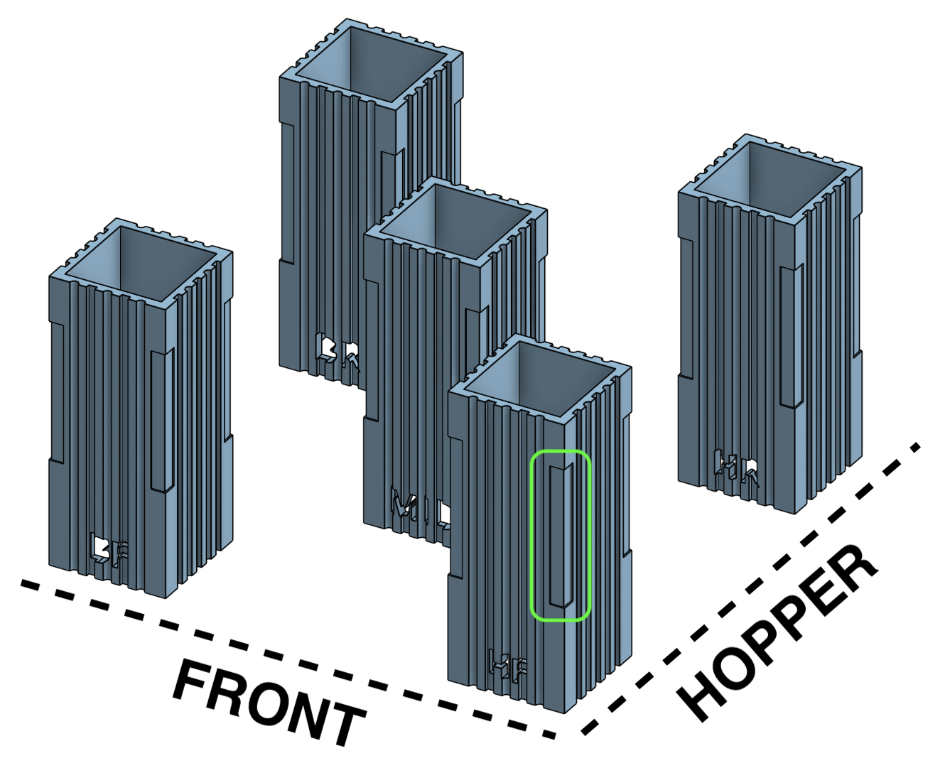Layer shifting (SLS)